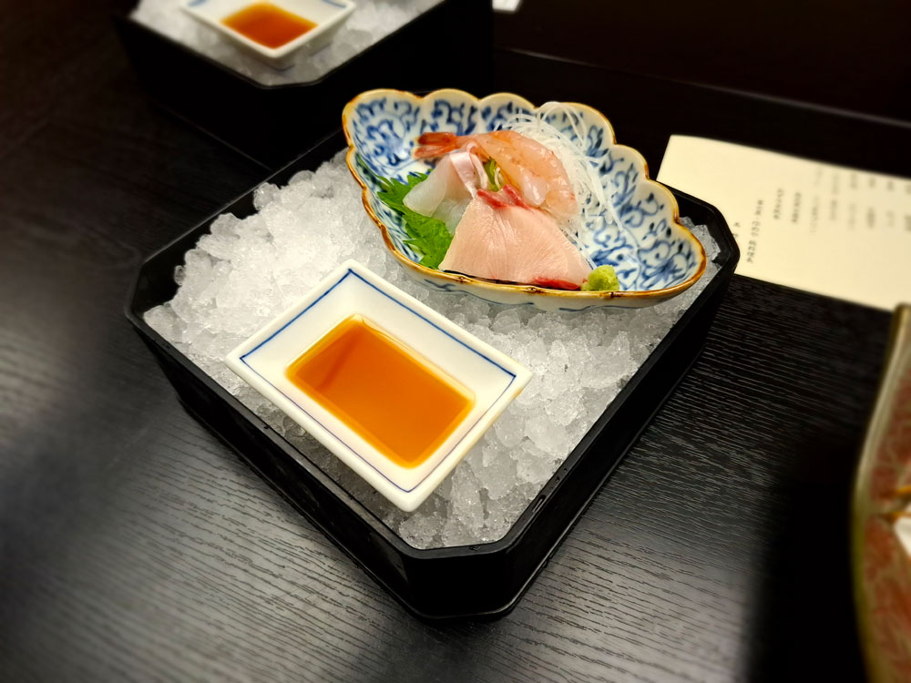 富士屋の夕食 お造里