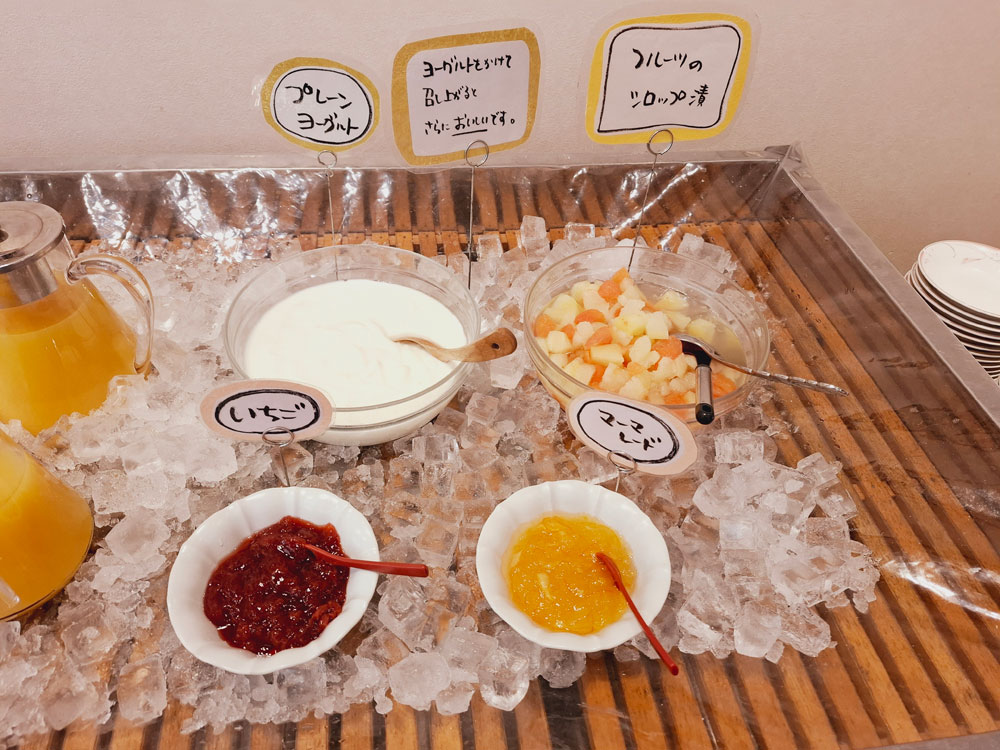 朝食バイキング デザート
