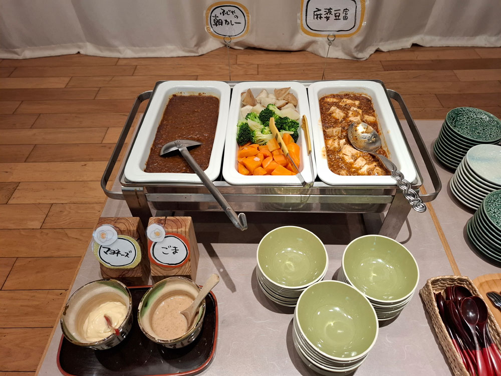 朝食バイキング カレー