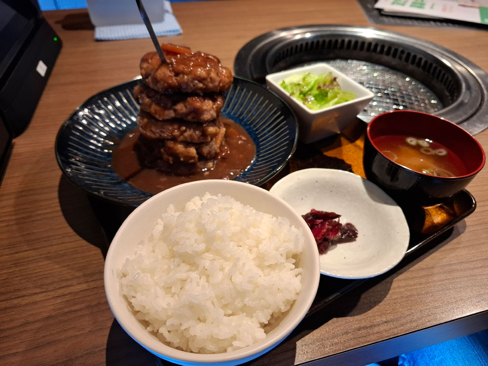 ハンバーグ定食 ご飯