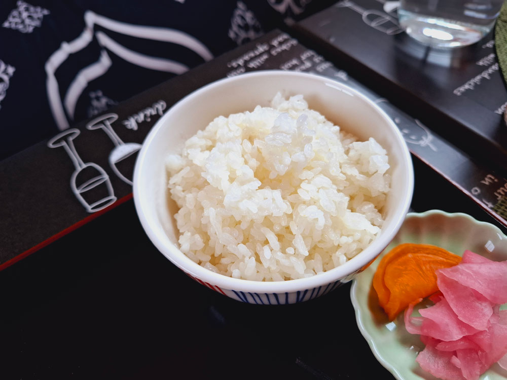 半身揚げ定食 ご飯
