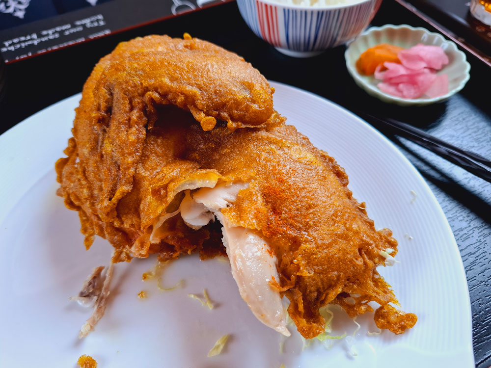 半身揚げ モモと手羽の部位