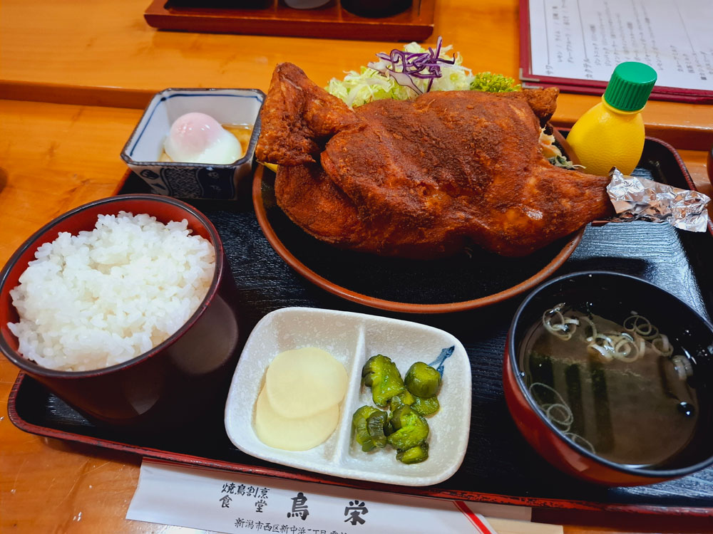 鳥栄 500gの鳥の半身