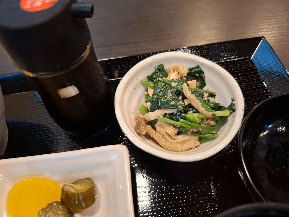 海鮮丼定食 小鉢
