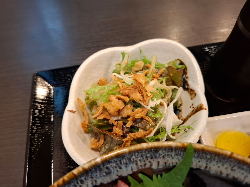 海鮮丼定食 サラダ