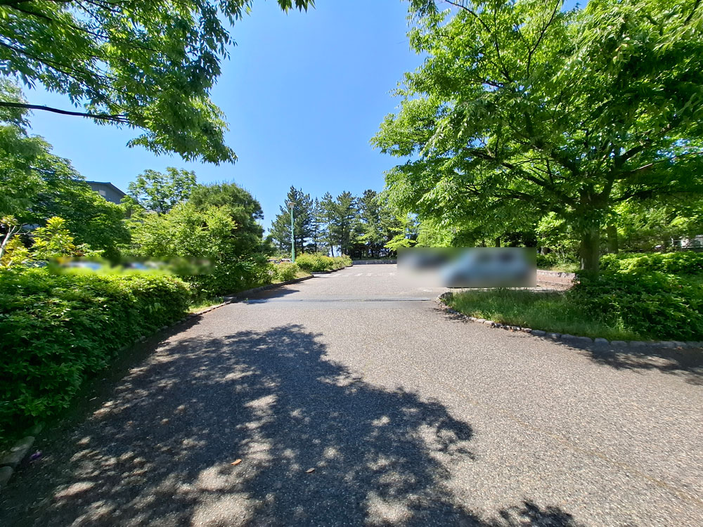 寺尾中央公園 駐車場の様子