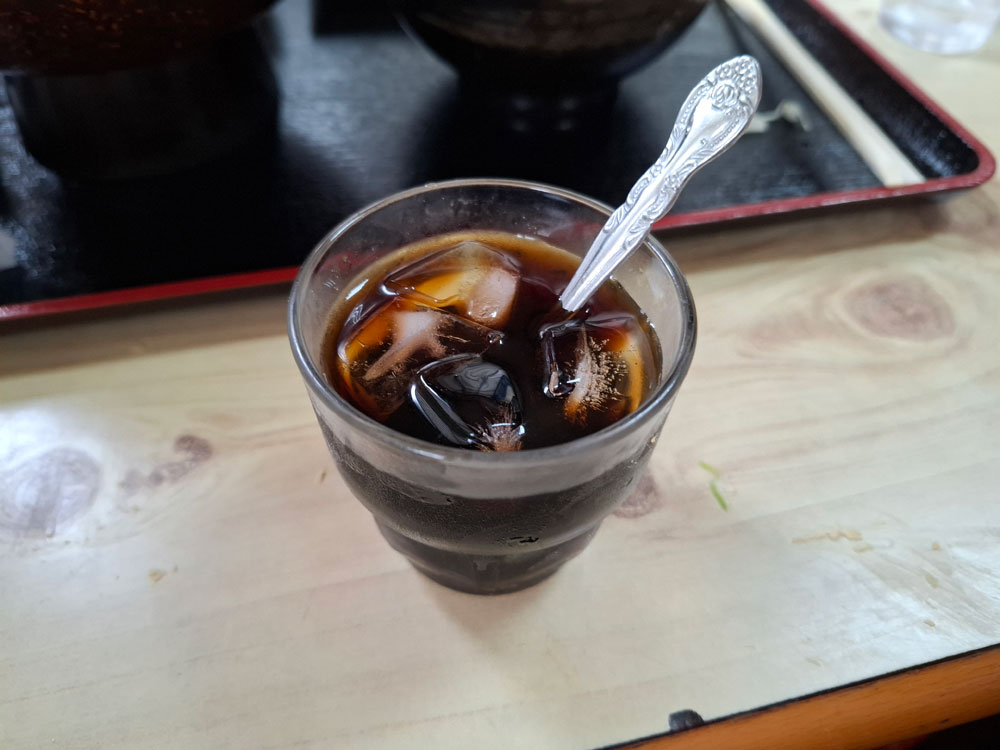 食後のコーヒー