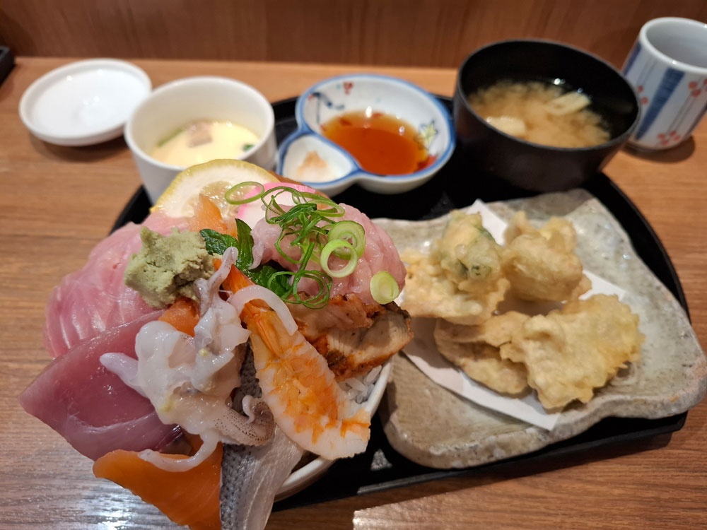 海鮮丼セット