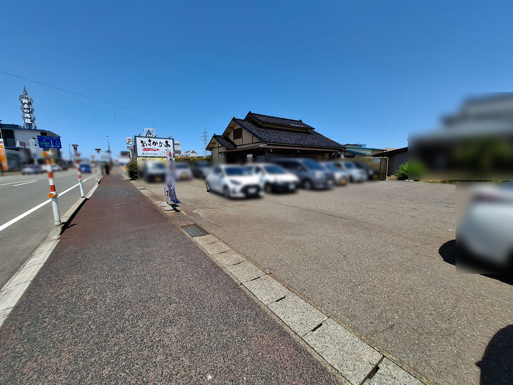 おさかな亭 白根店 駐車場