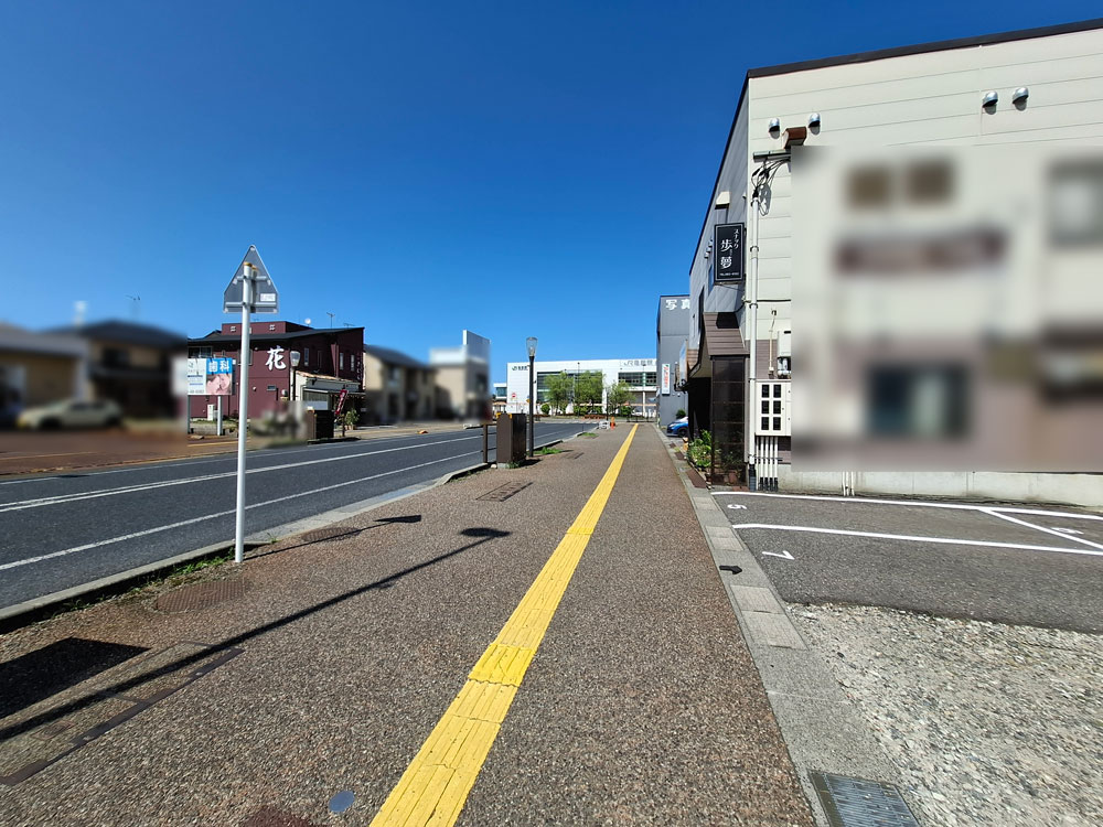 麺や 提元 店舗前の様子